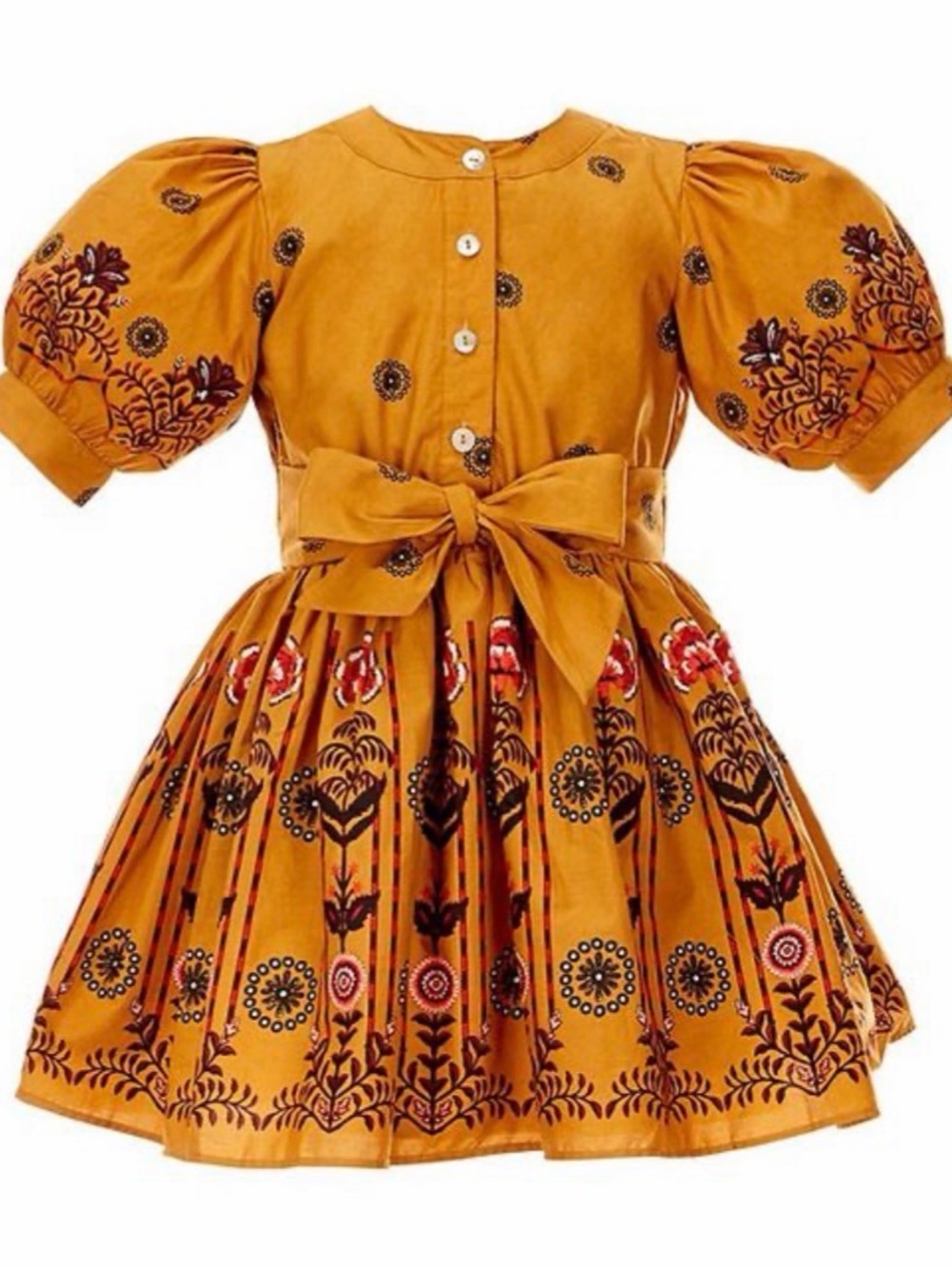 A Loves A Little Girls Print Dress, M